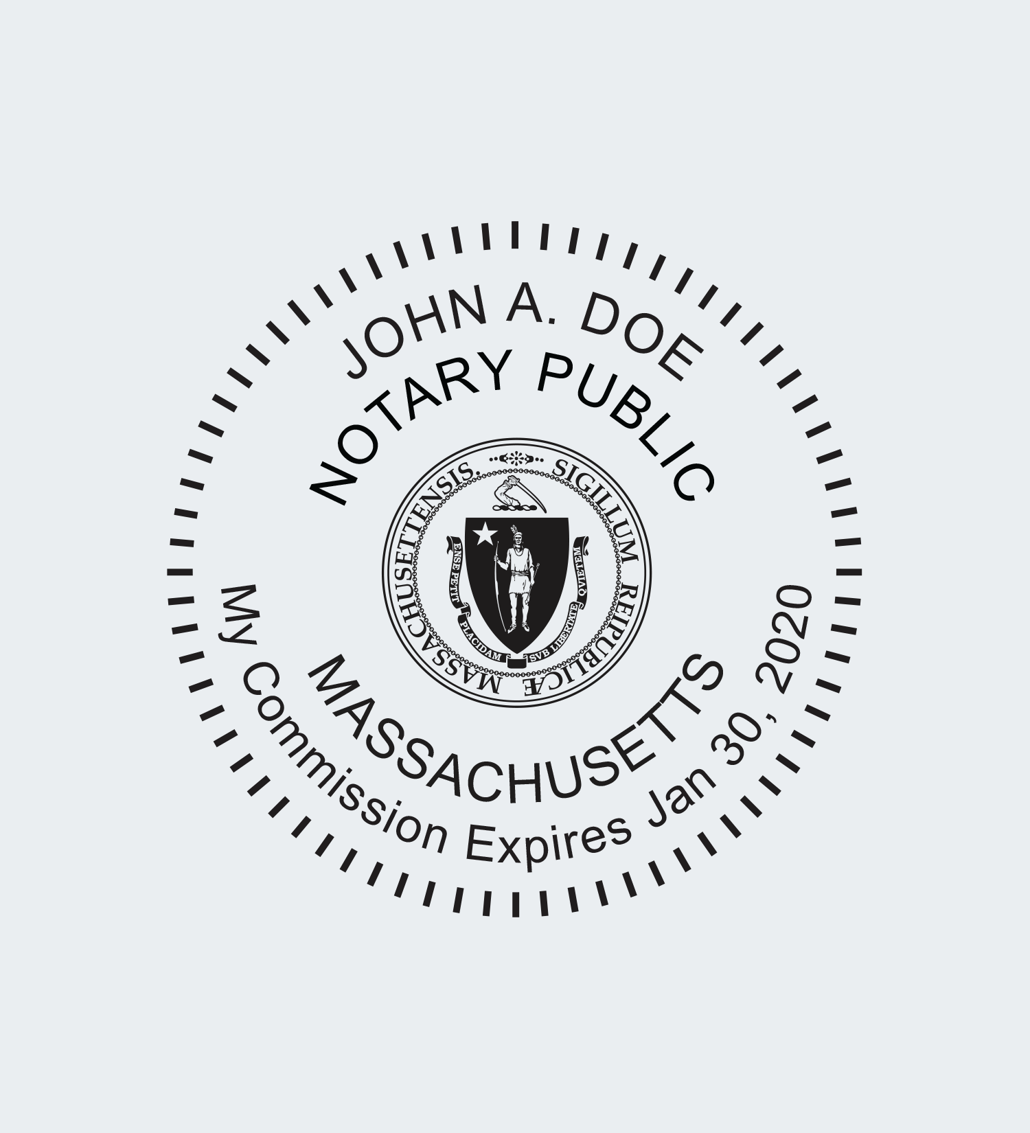 Massachusetts Notary Seals NNA